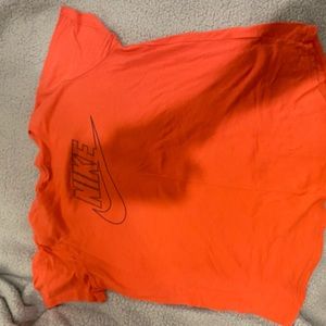 orange nike shirt
